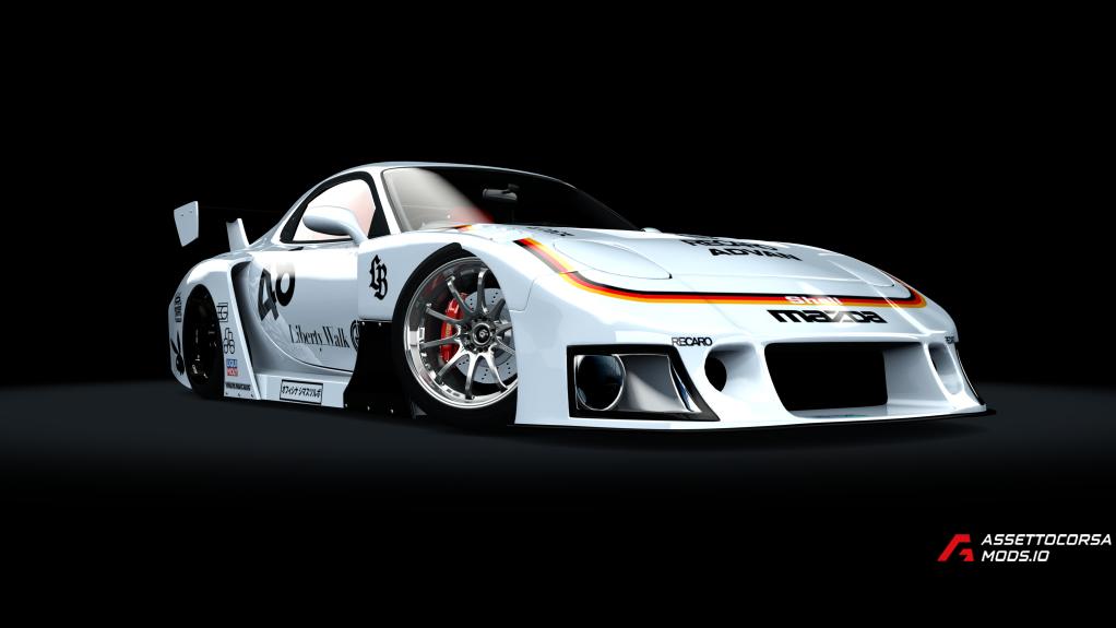 Mazda RX-7 LBWK Wind Tune
