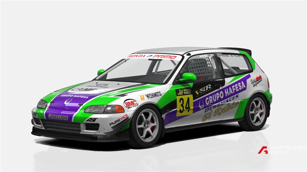 Honda Civic Eg Campeonato RACE de Turismos [CRT] og garage