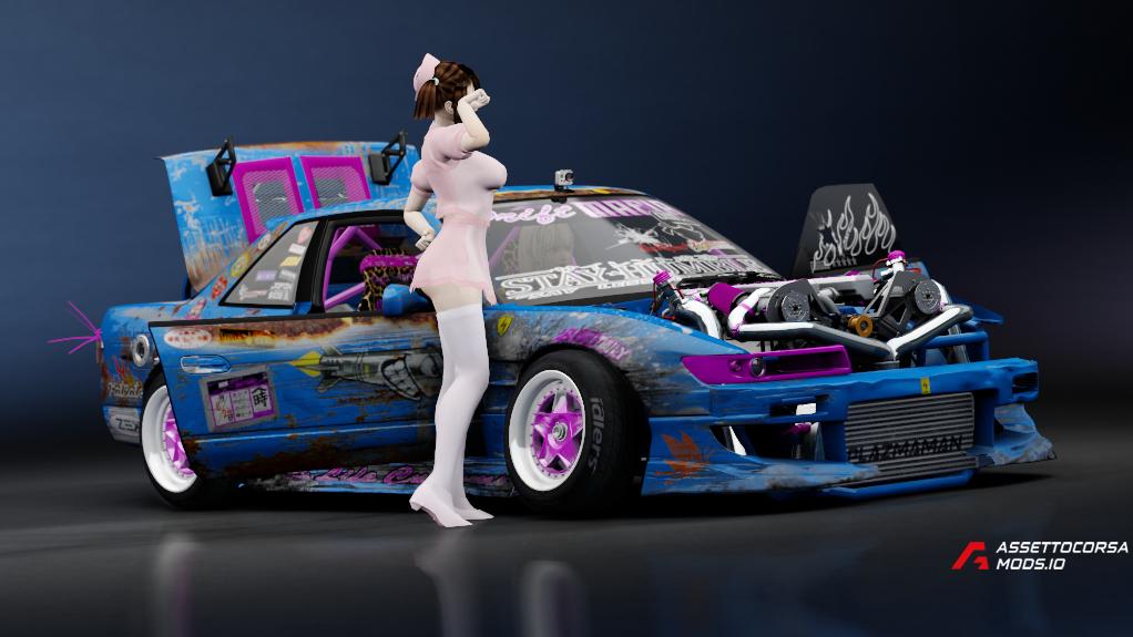 Nissan Silvia S13 Ferrari V12 Drift Missile