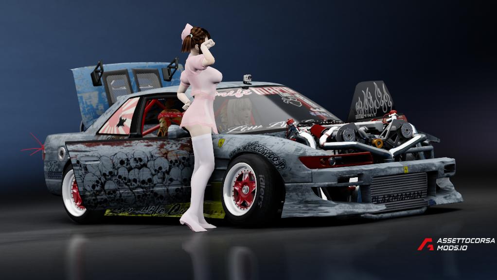 Nissan Silvia S13 Ferrari V12 Drift Missile