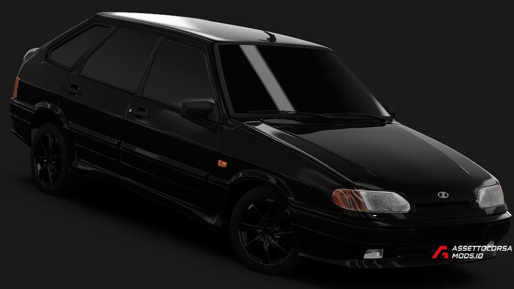 Lada 2114 Black/Silver Edition Wheels