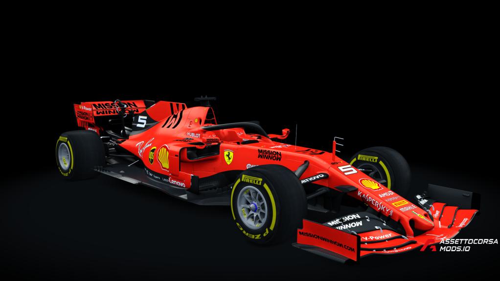 Sebastian Vettel 2019 Ferrari SF90