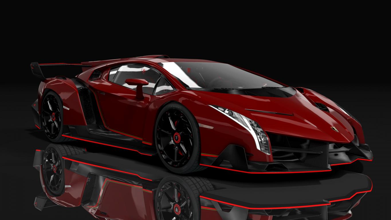 Download Lamborghini VENENO mod for Assetto Corsa | street