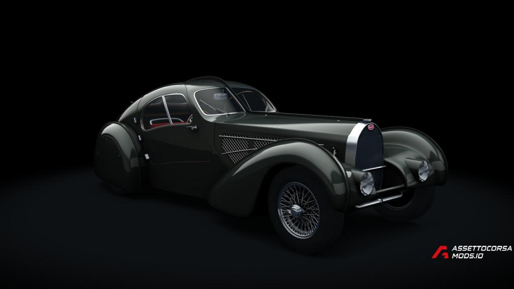 Download Bugatti Type57 Aerolithe mod for Assetto Corsa | street