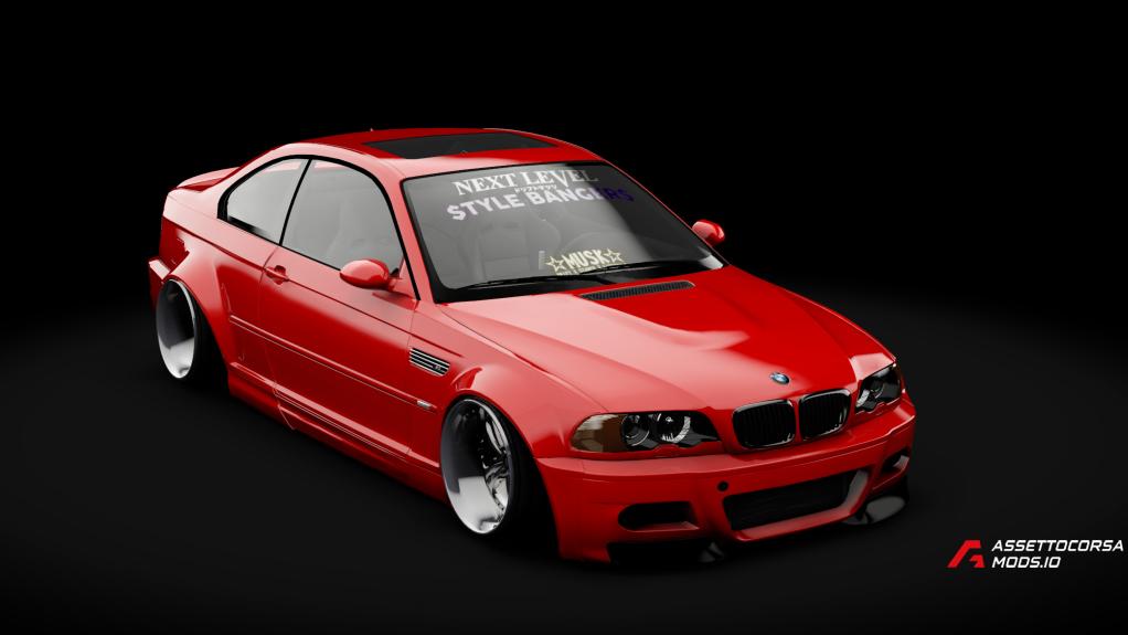 Download BMW M3 E46 Musk Customs @donmusk mod for Assetto Corsa | street